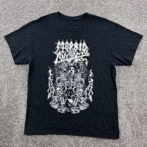 Vintage‎ Y2k Morbid Angel Shirt Mens Large Black The Pillars Crumbling Metal